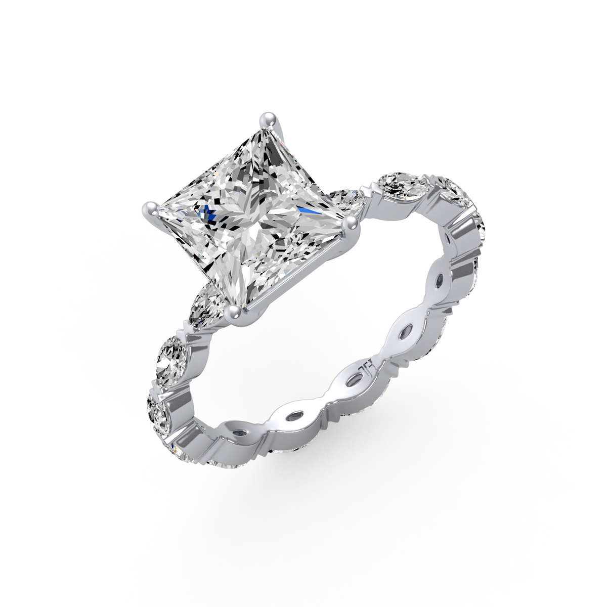 Princess 3ct Signature Ring R-143