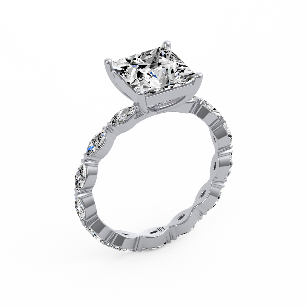Princess 3ct Signature Ring R-143