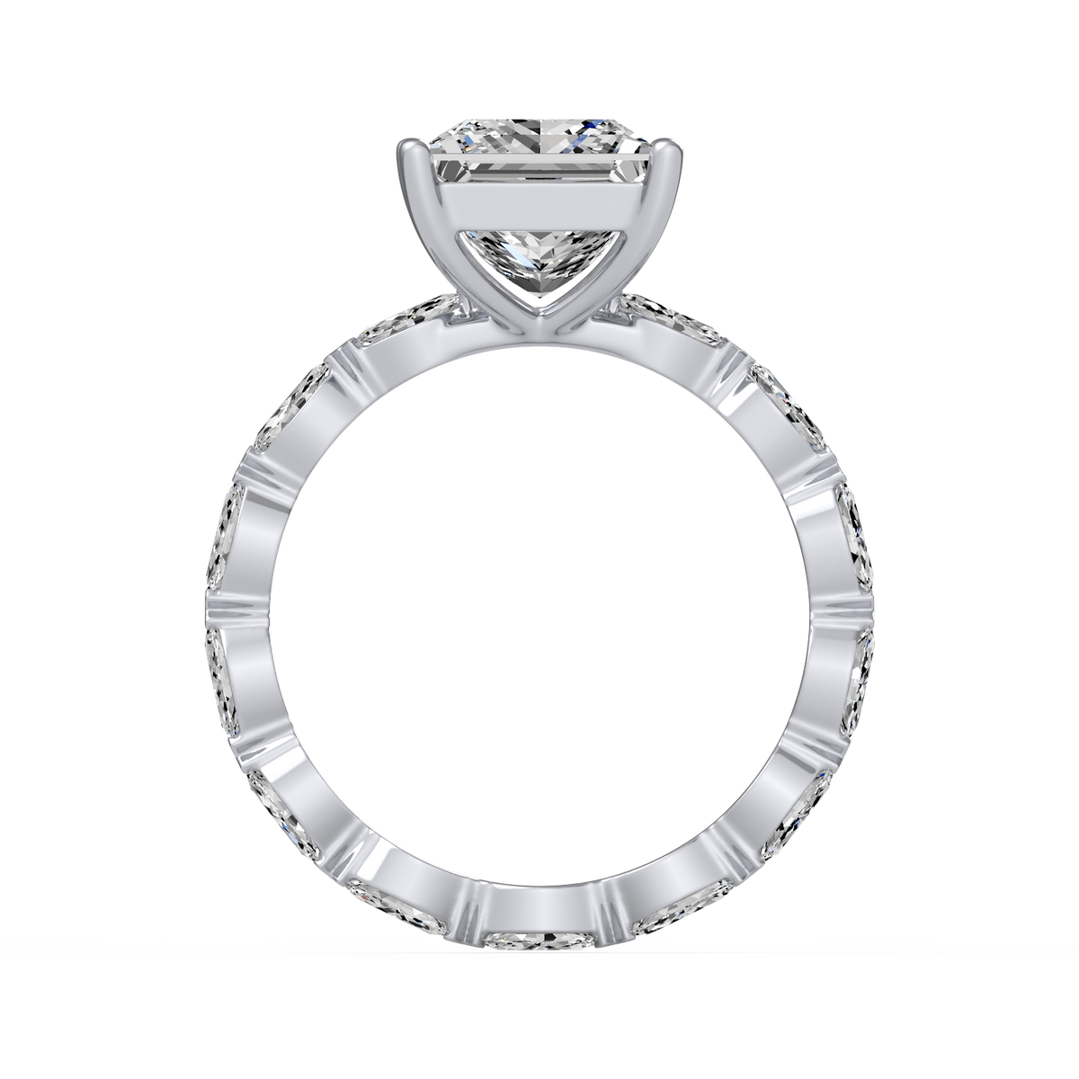 Princess 3ct Signature Ring R-143