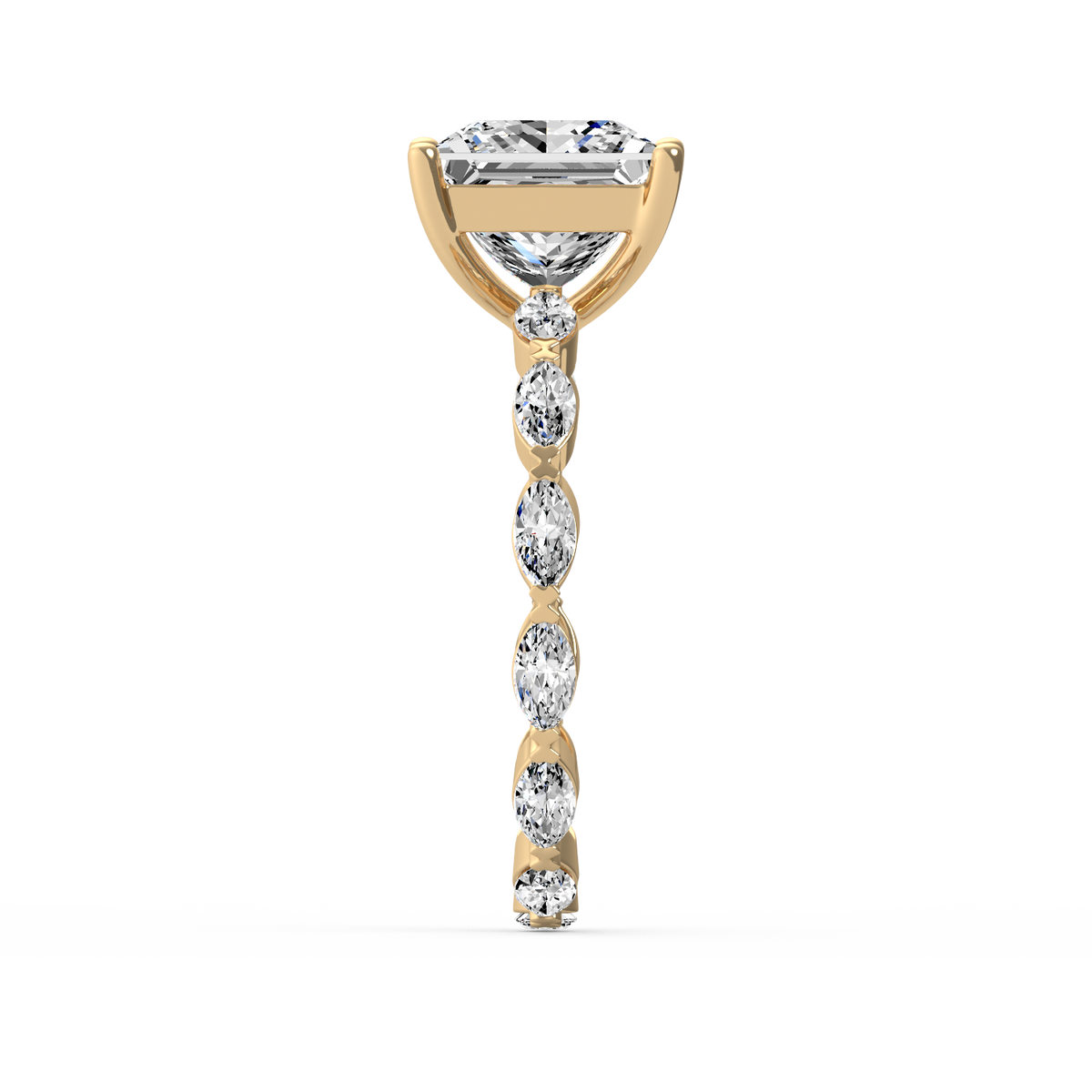 Princess 3ct Signature Ring R-143