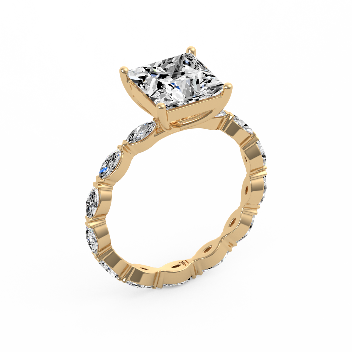 Princess 3ct Signature Ring R-143