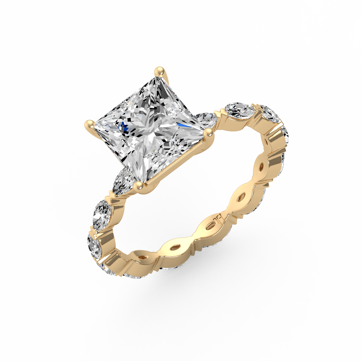 Princess 3ct Signature Ring R-143