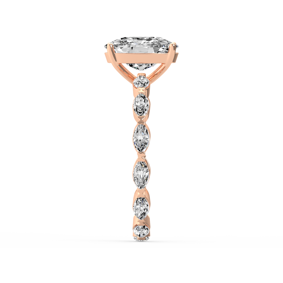Cushion 3ct Signature Ring R-158
