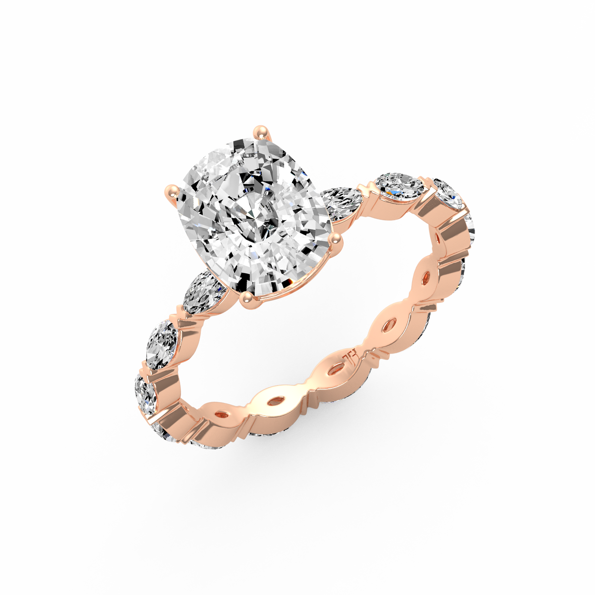 Cushion 3ct Signature Ring R-158
