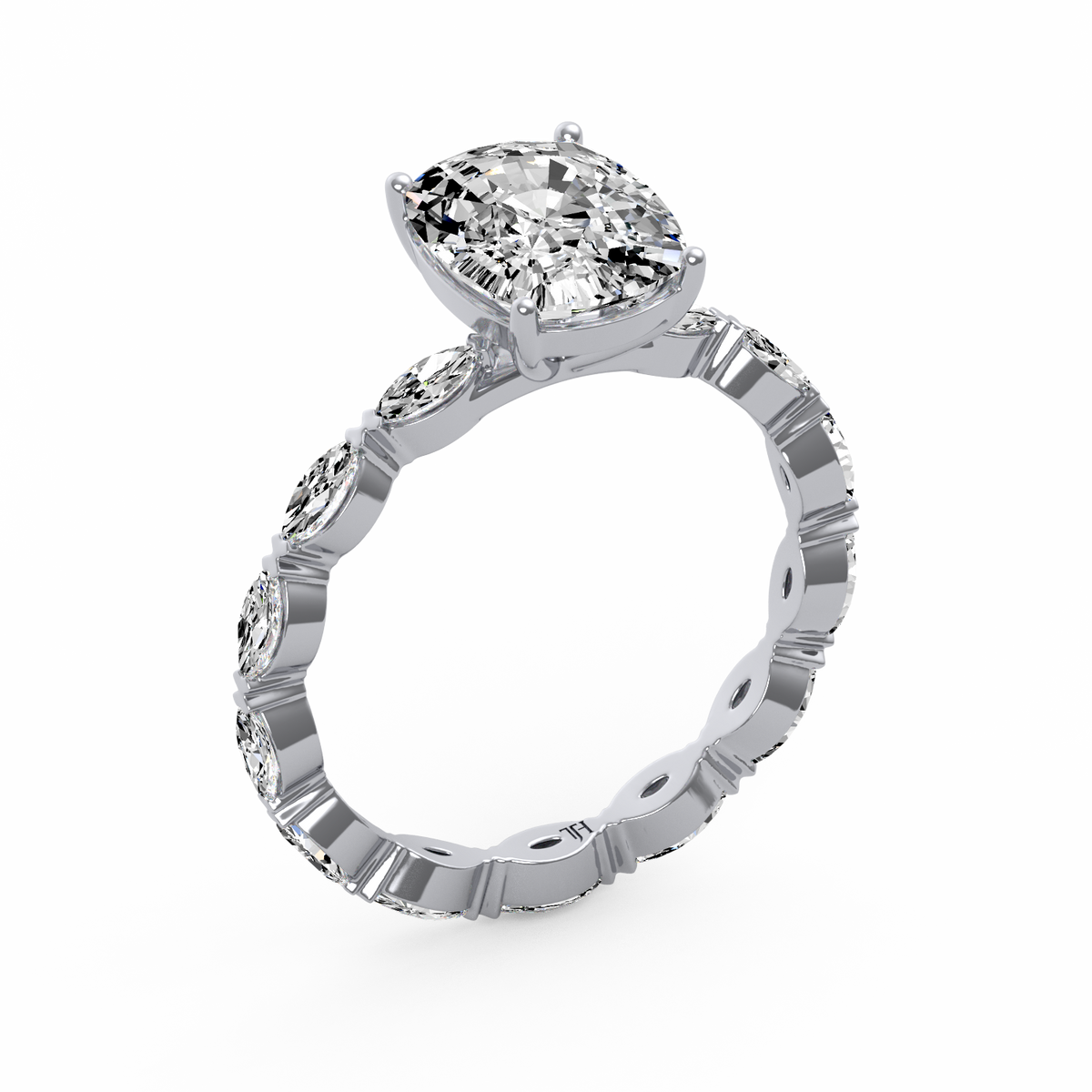 Cushion 3ct Signature Ring R-158