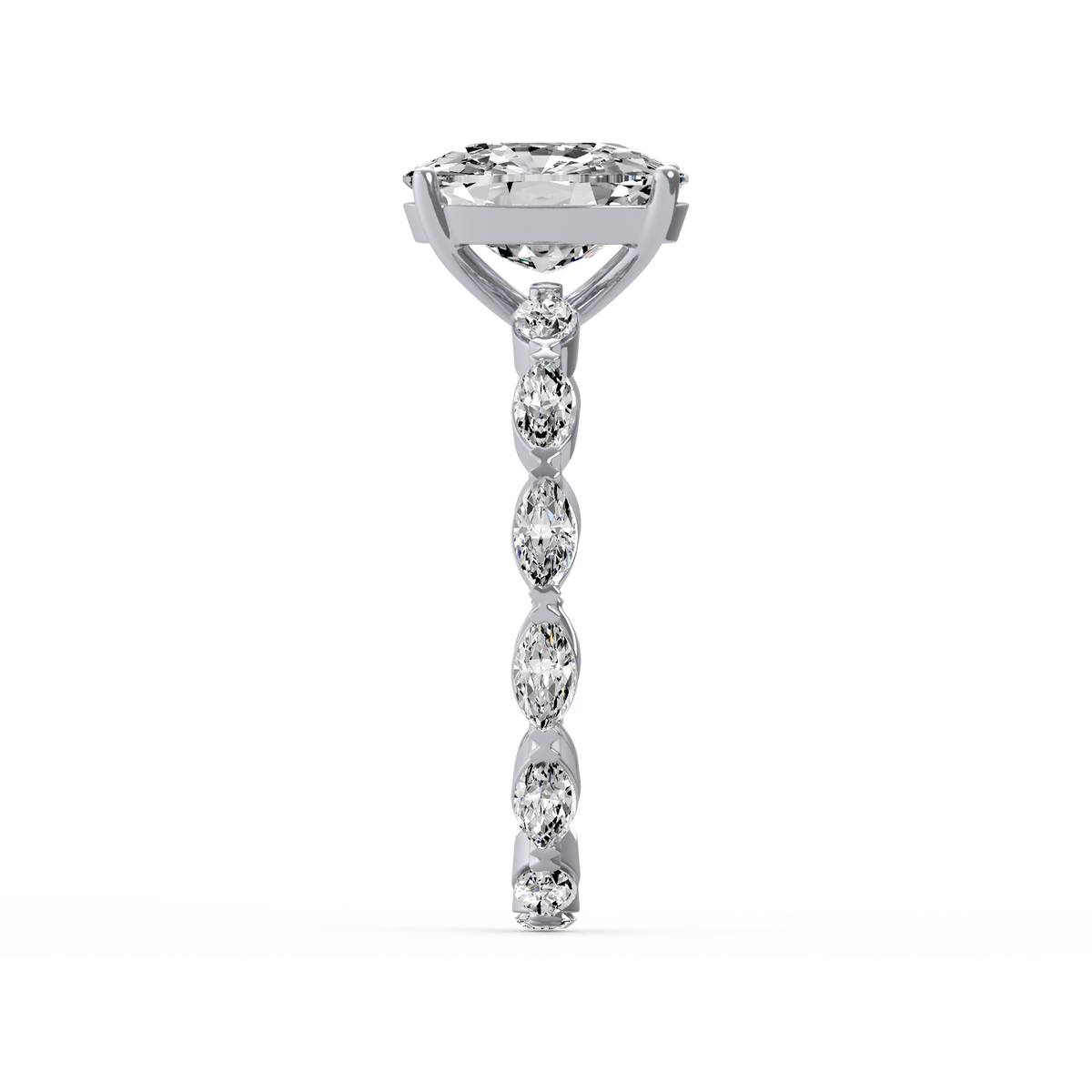 Cushion 3ct Signature Ring R-158