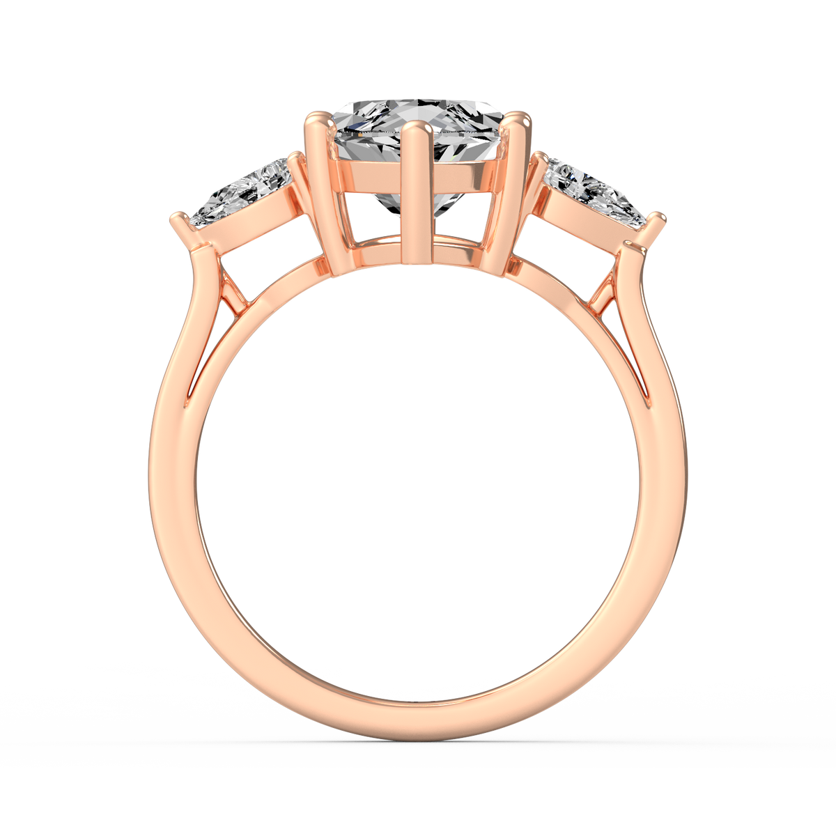 Marquise 2ct Three Stone Ring R-203