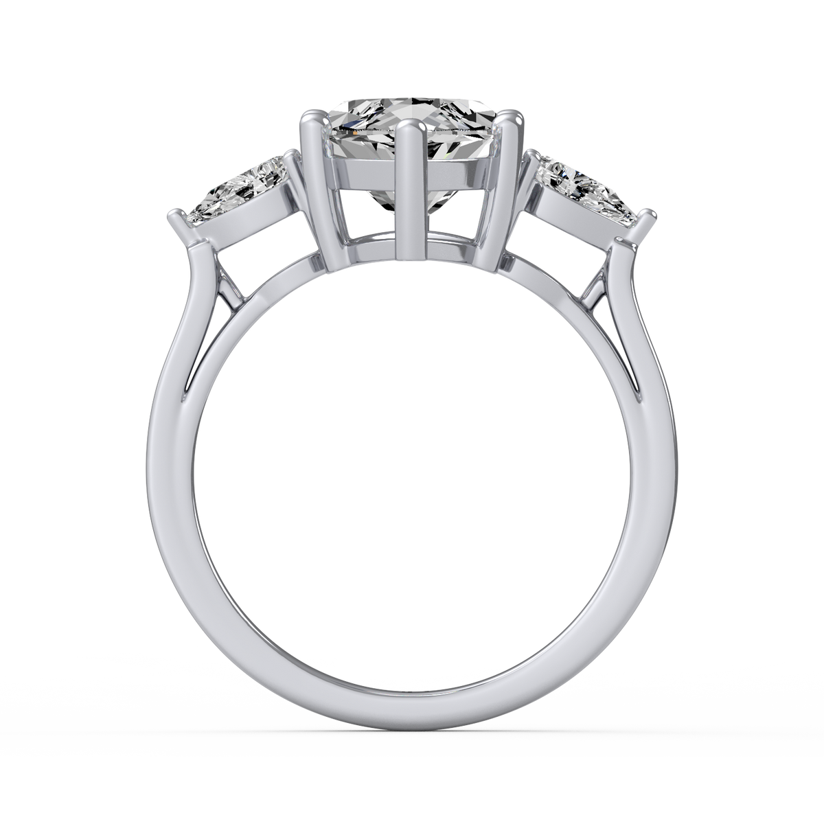 Marquise 2ct Three Stone Ring R-203