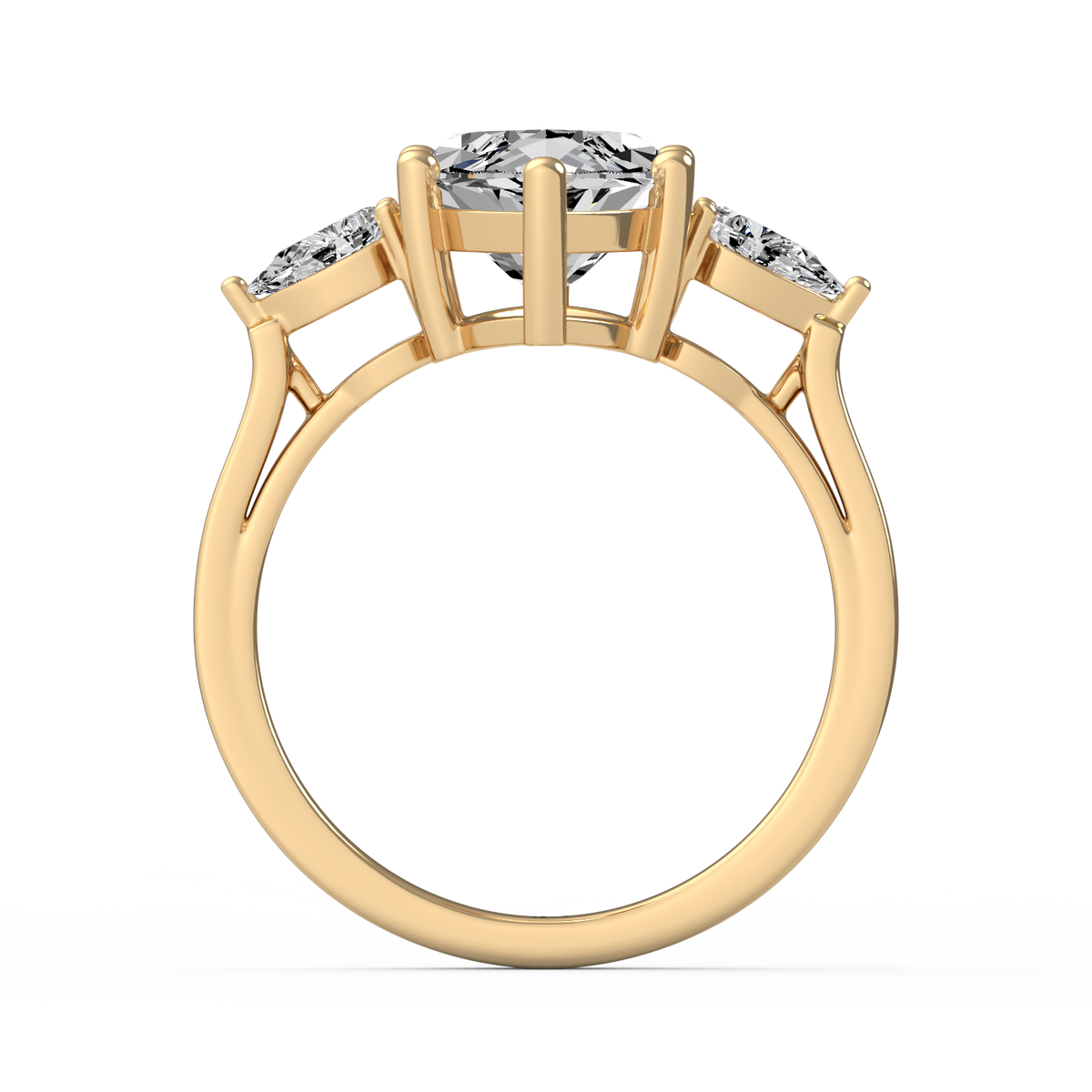 Marquise 2ct Three Stone Ring R-203
