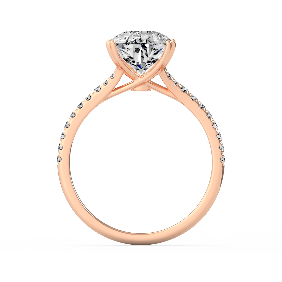 Pear 3ct Modern Classic Solitaire Ring R-445
