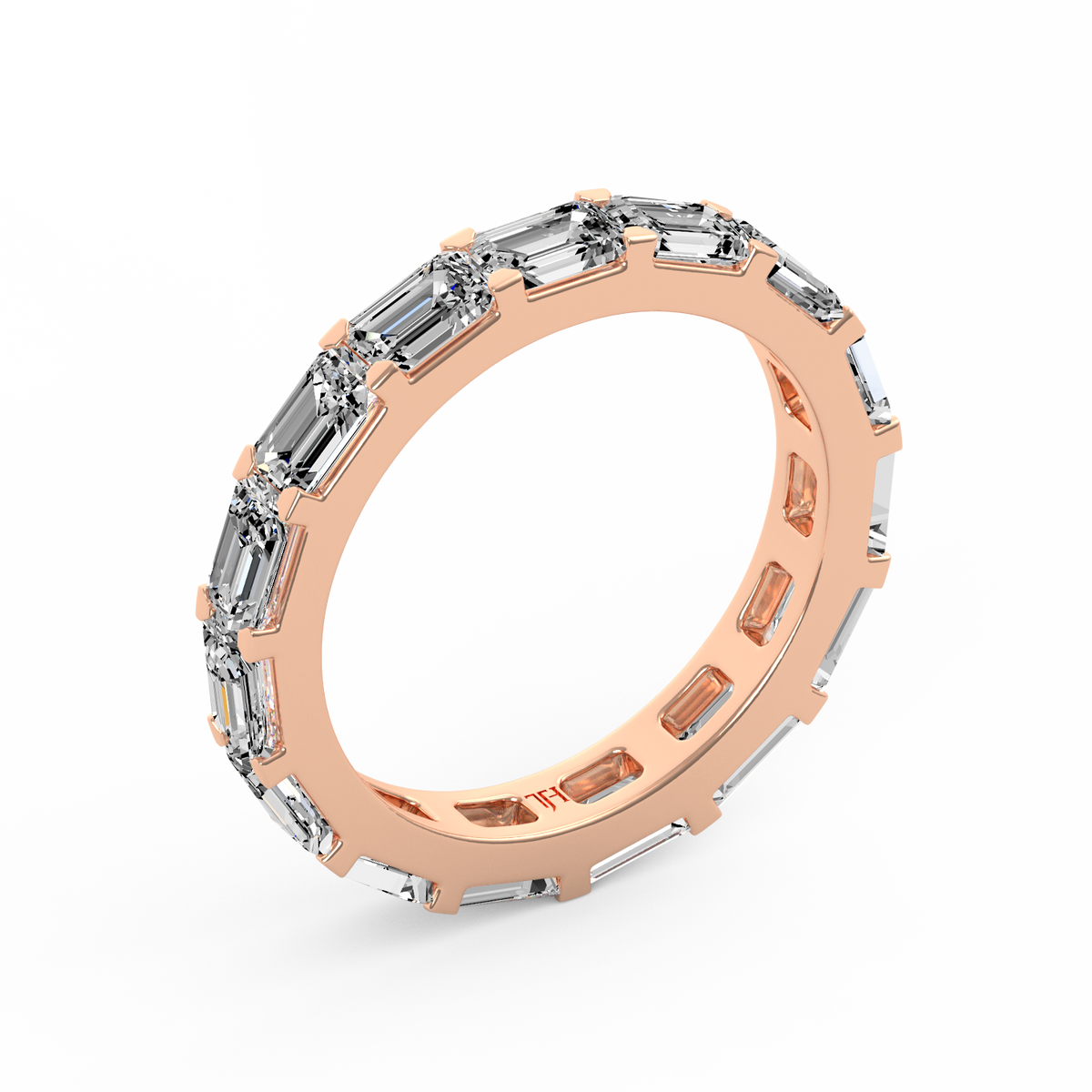 Emerald Full Eternity Band R-472
