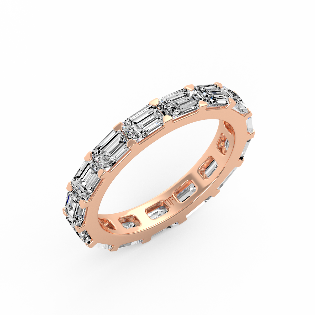 Emerald Full Eternity Band R-472