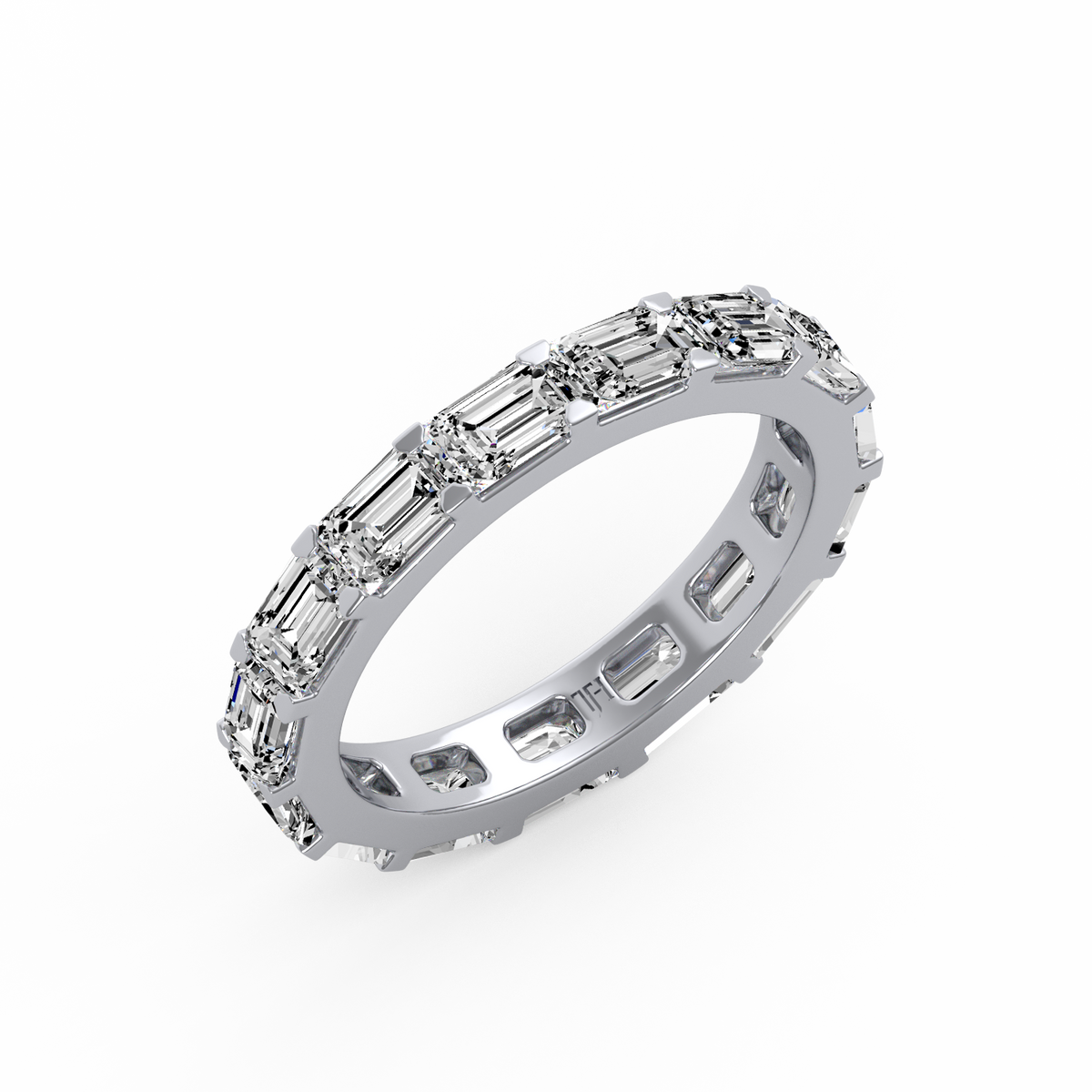 Emerald Full Eternity Band R-472