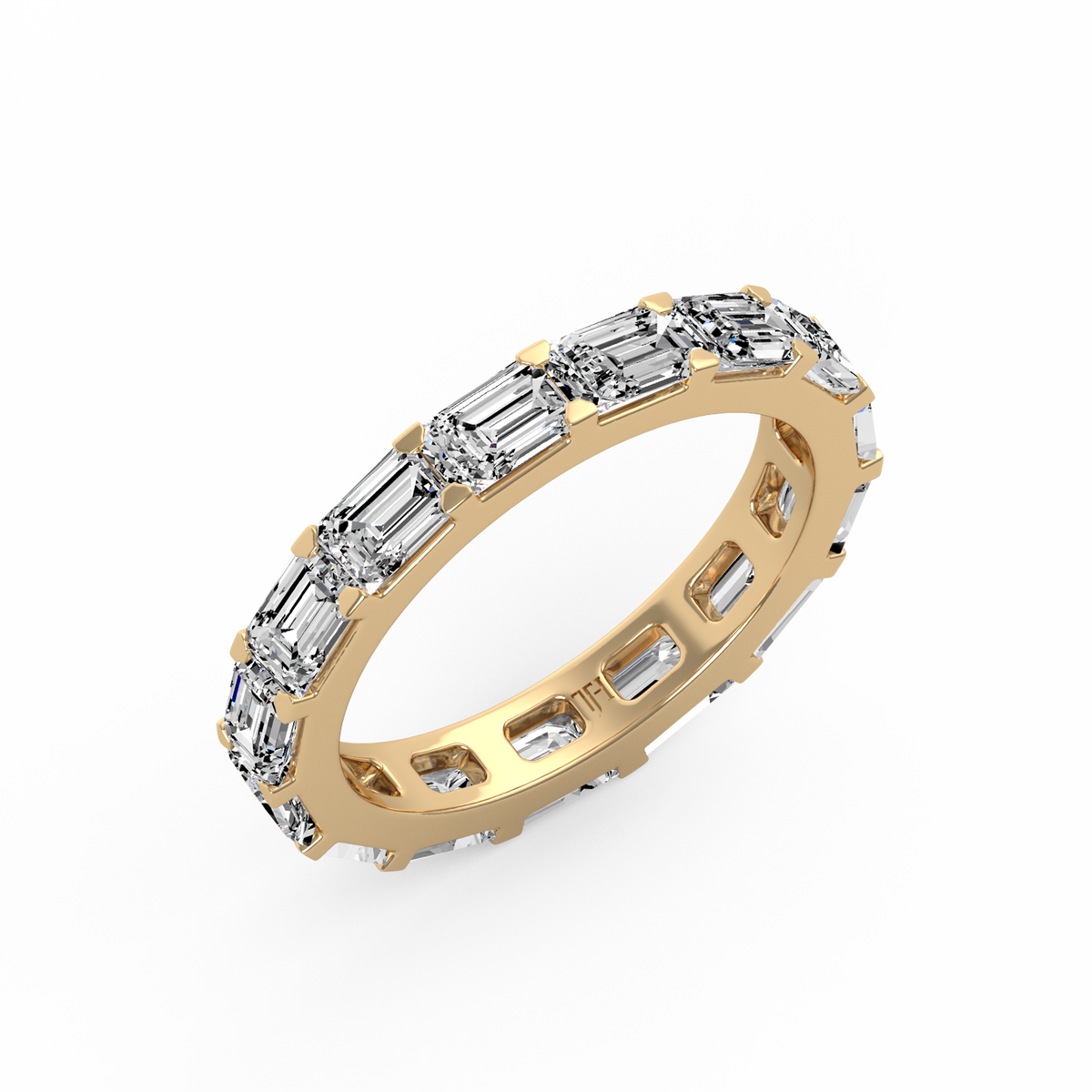Emerald Full Eternity Band R-472