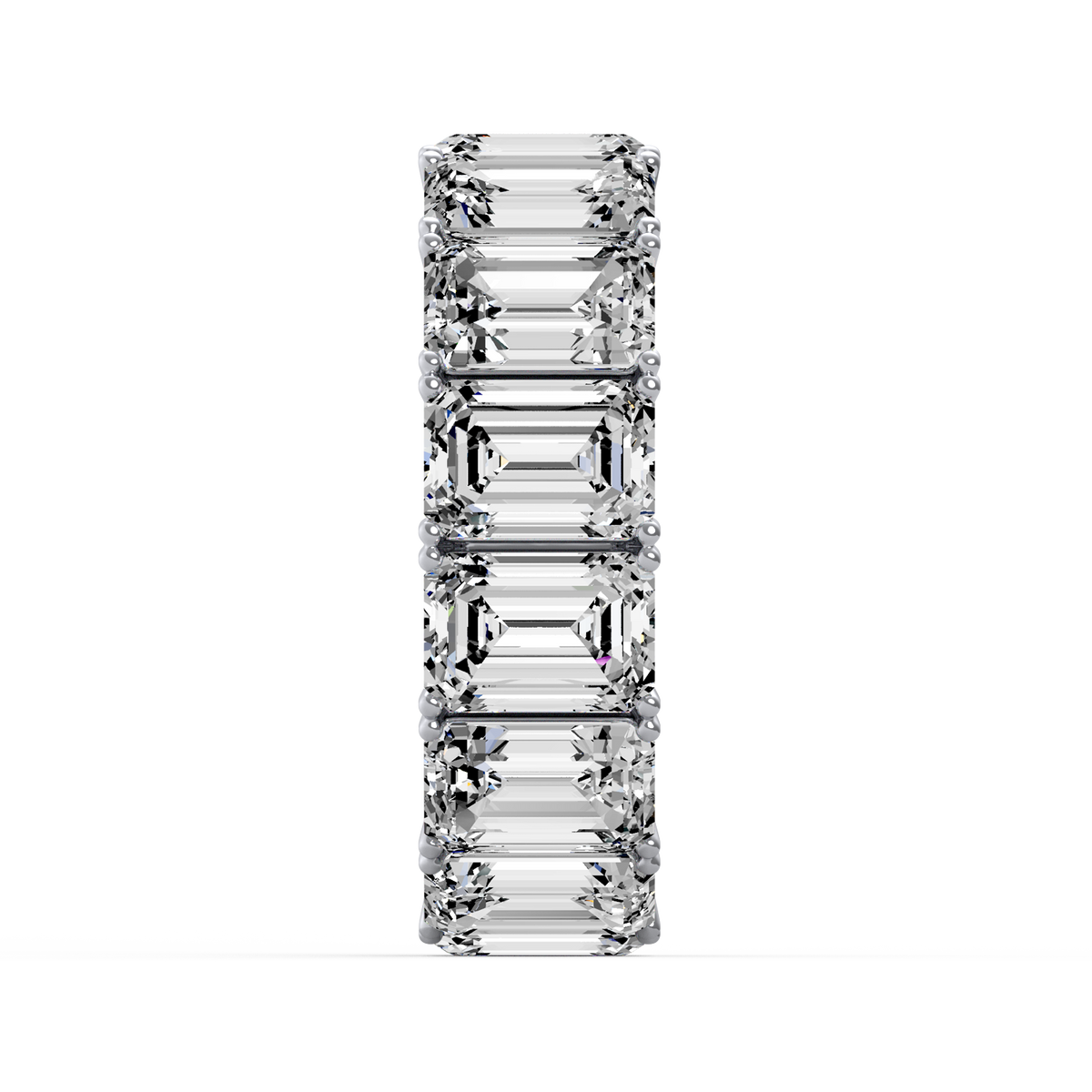 Emerald 14ct Full Eternity Band R-480