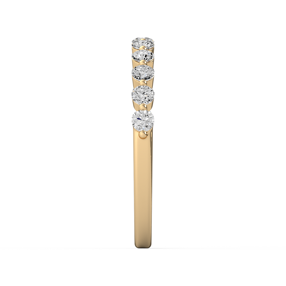 Round Half Eternity Band R-481