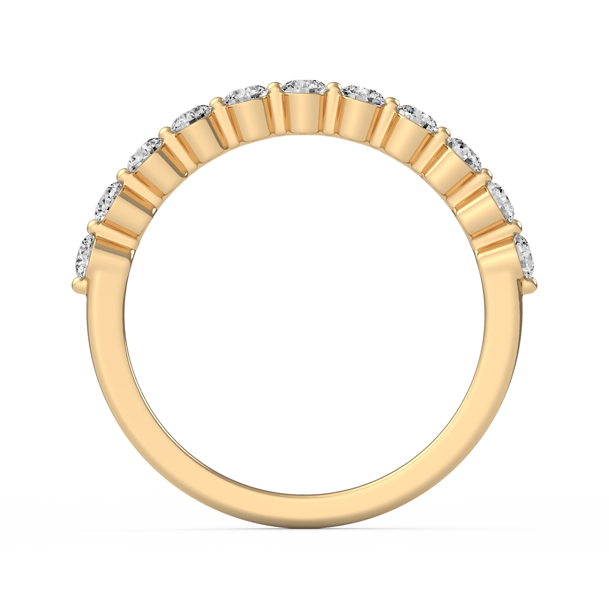 Round Half Eternity Band R-481