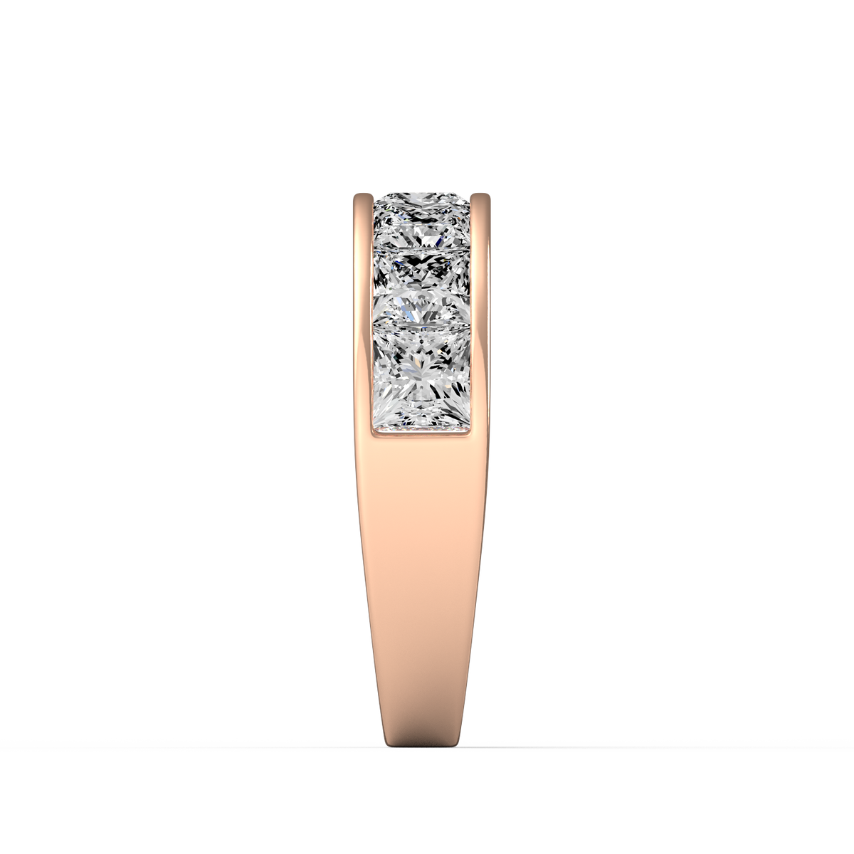 Princess Half Eternity Channel Set Band R-484