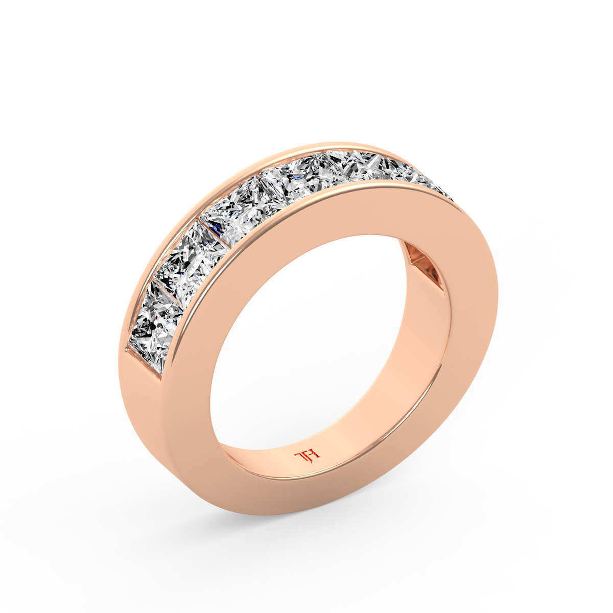 Princess Half Eternity Channel Set Band R-484