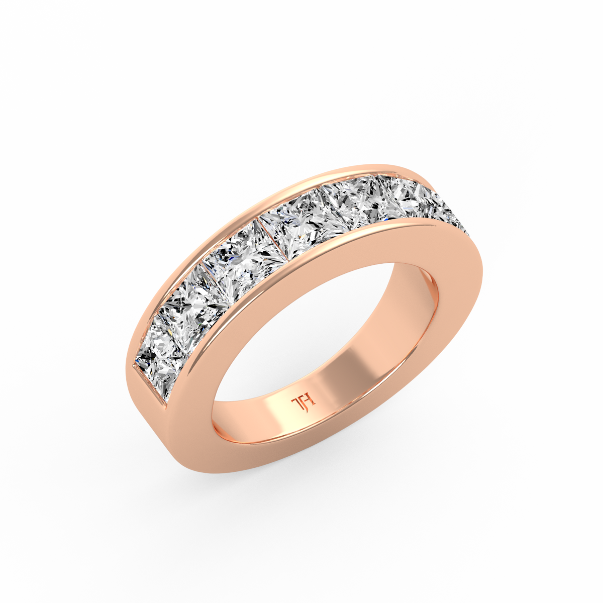 Princess Half Eternity Channel Set Band R-484