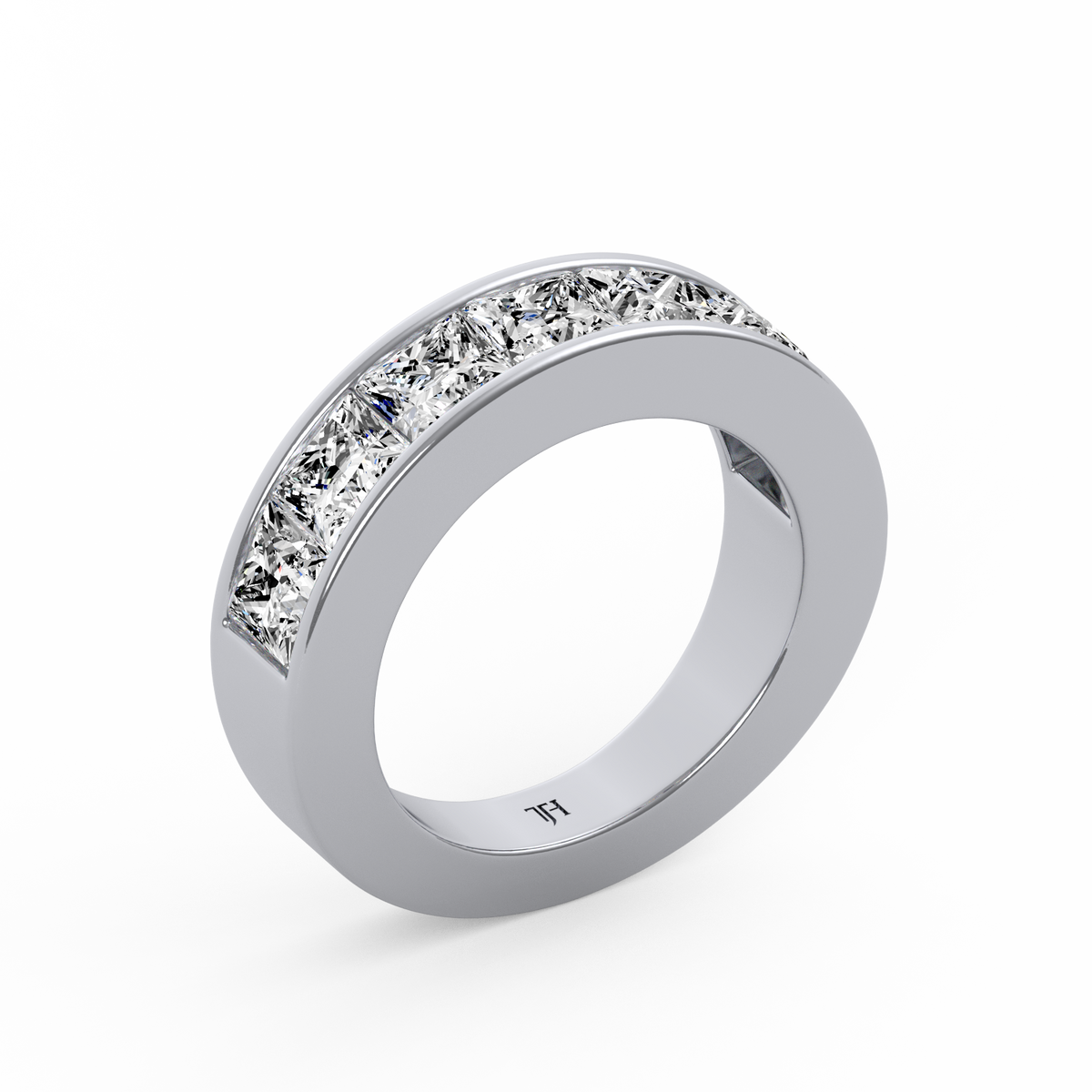 Princess Half Eternity Channel Set Band R-484