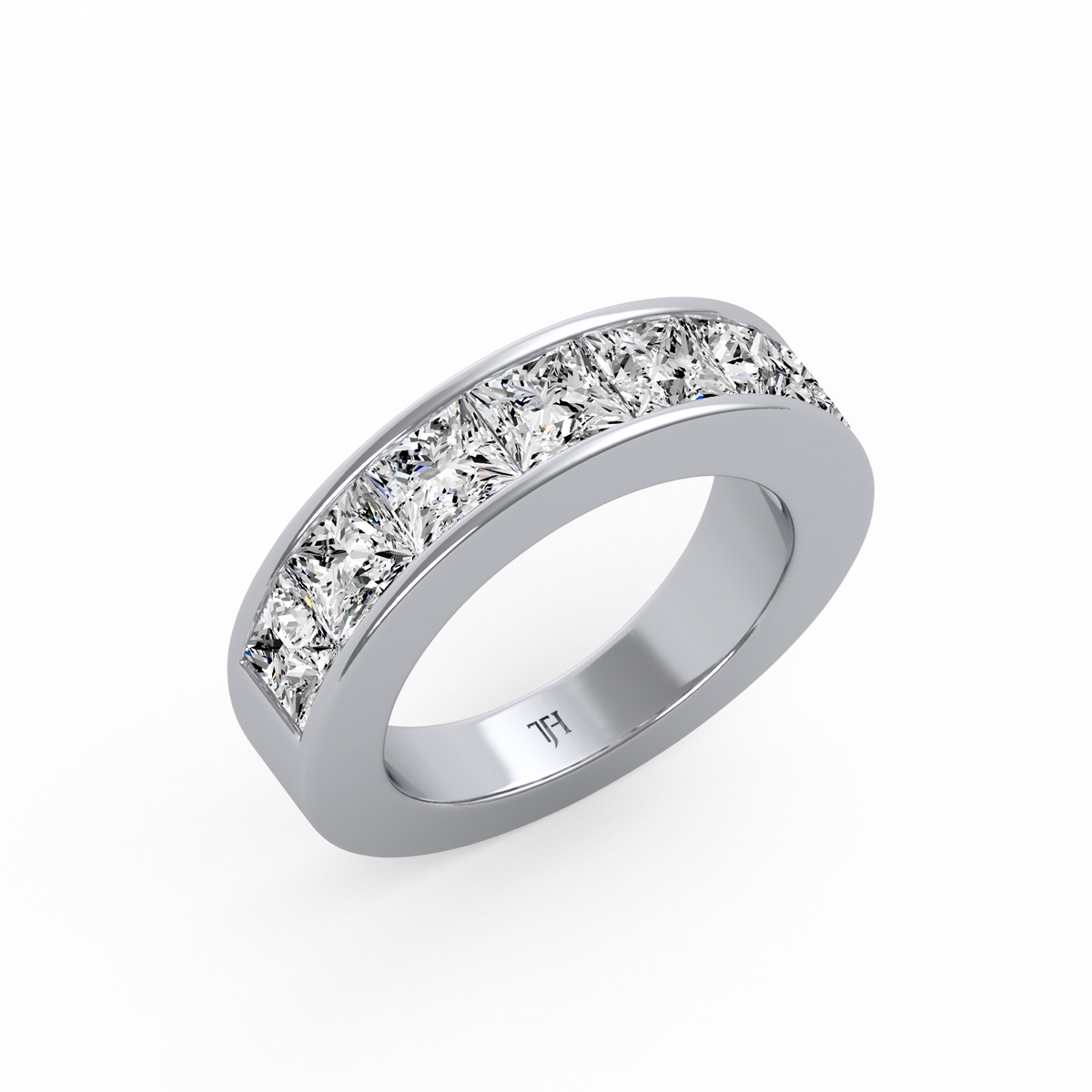 Princess Half Eternity Channel Set Band R-484