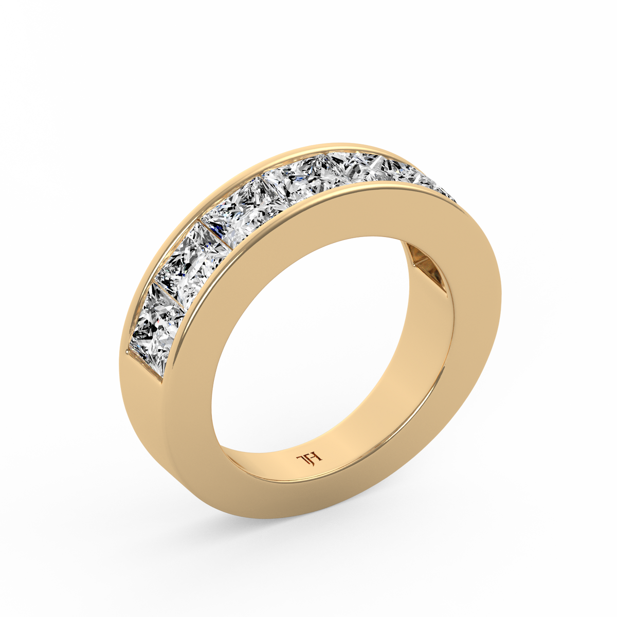 Princess Half Eternity Channel Set Band R-484