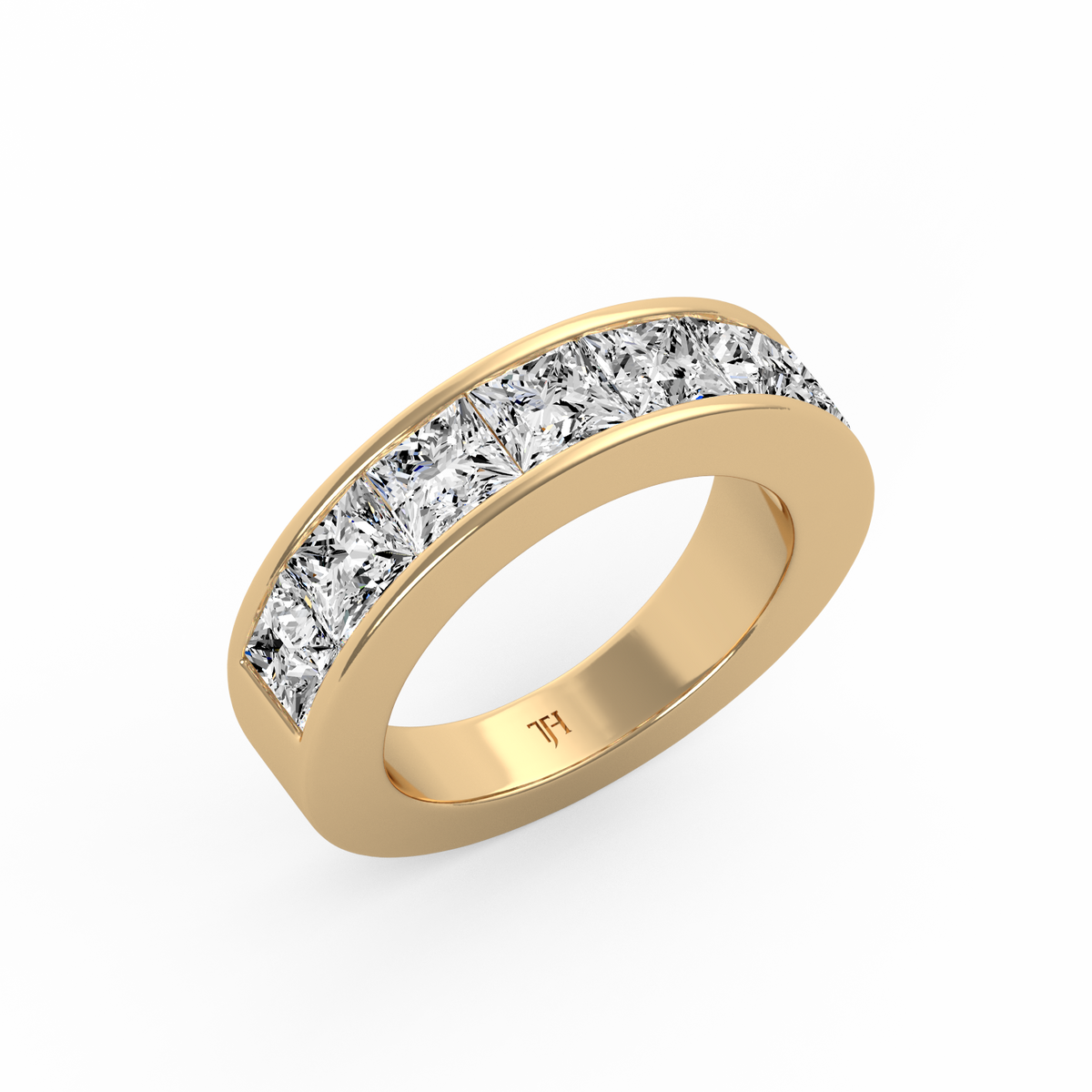 Princess Half Eternity Channel Set Band R-484