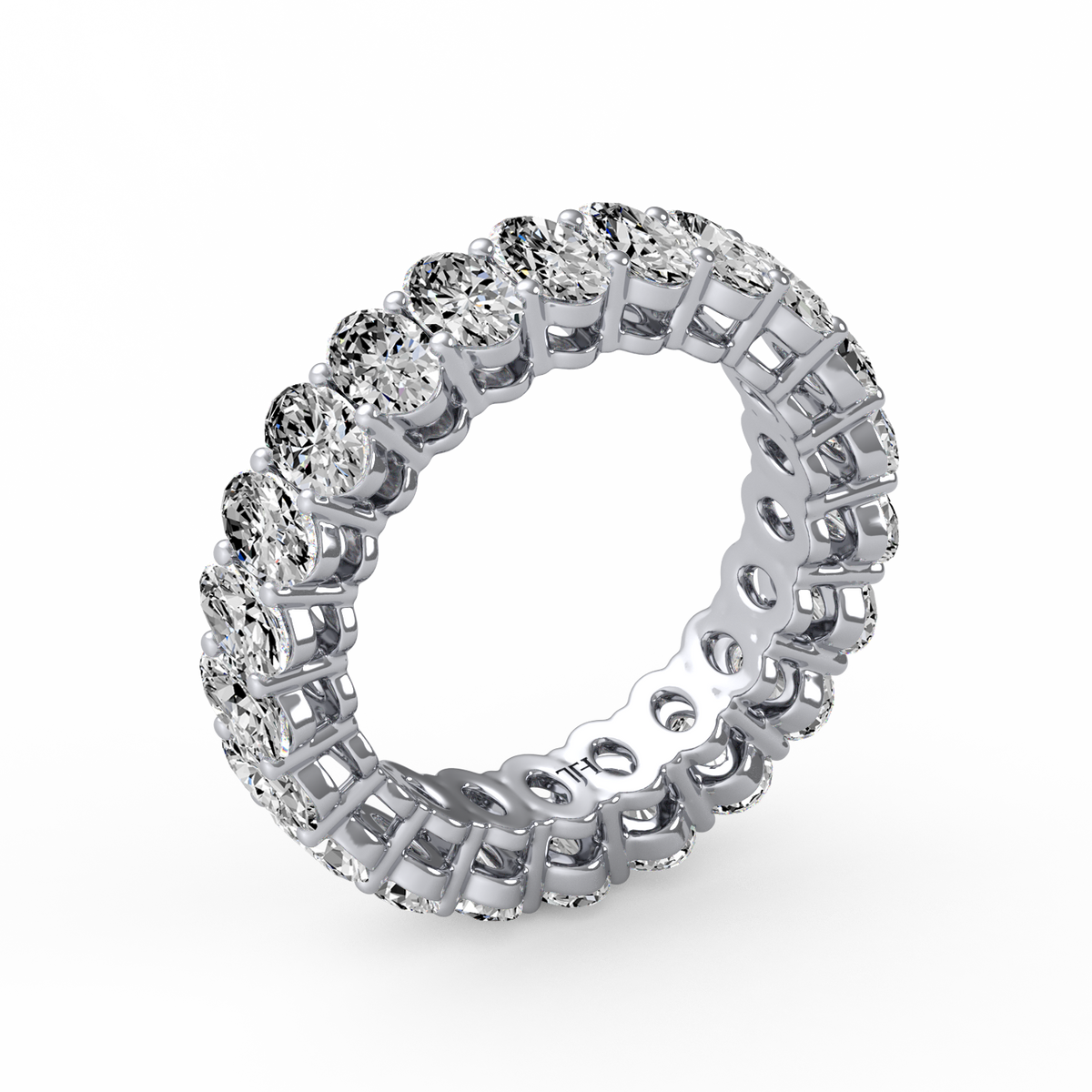 Oval Full Eternity Band R-511