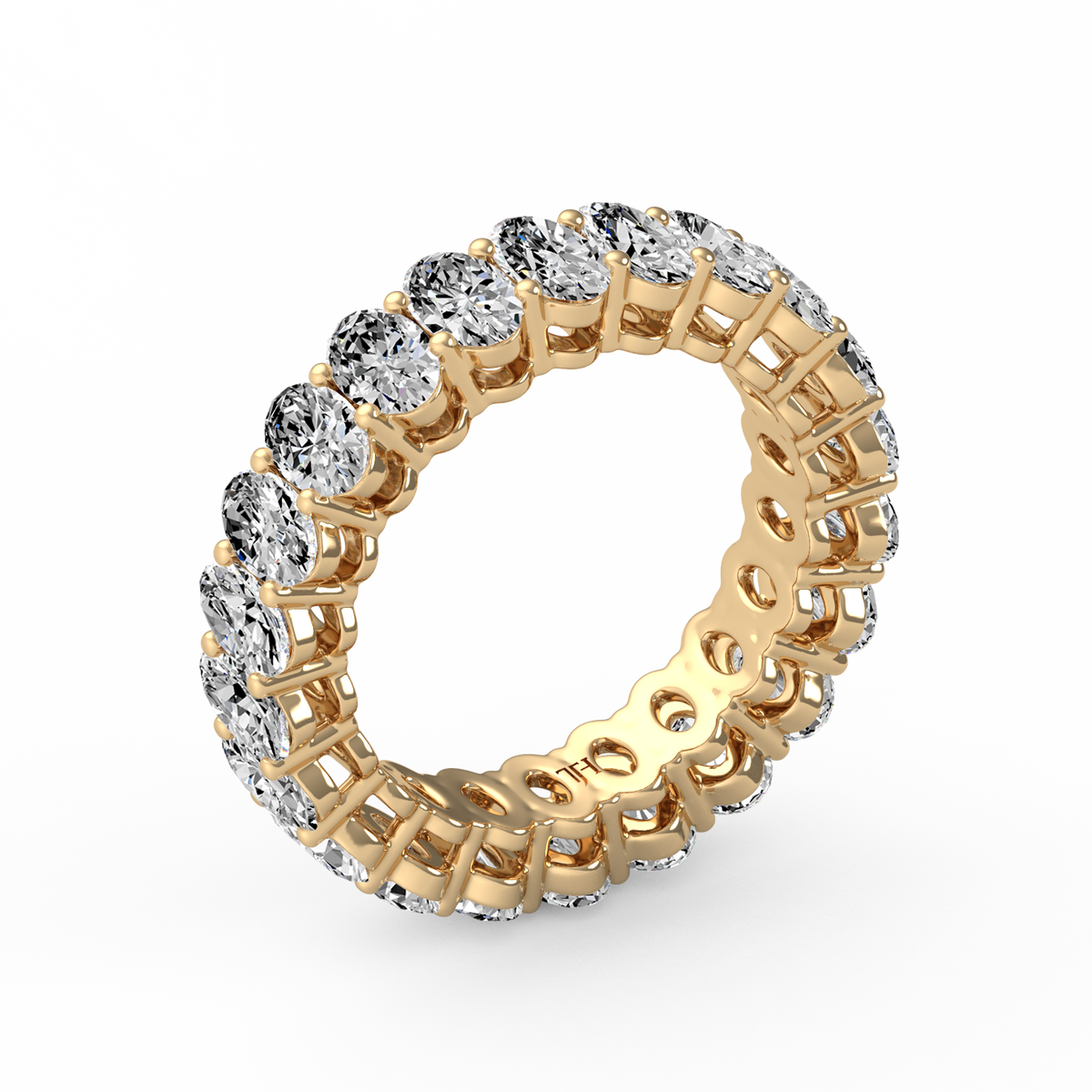 Oval Full Eternity Band R-511