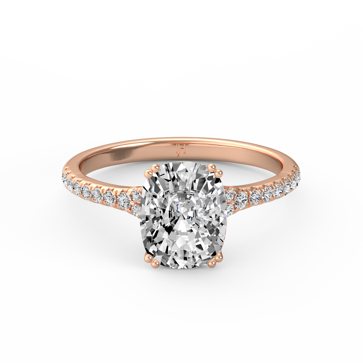 Emerald 3ct Modern Classic Solitaire Ring R-528