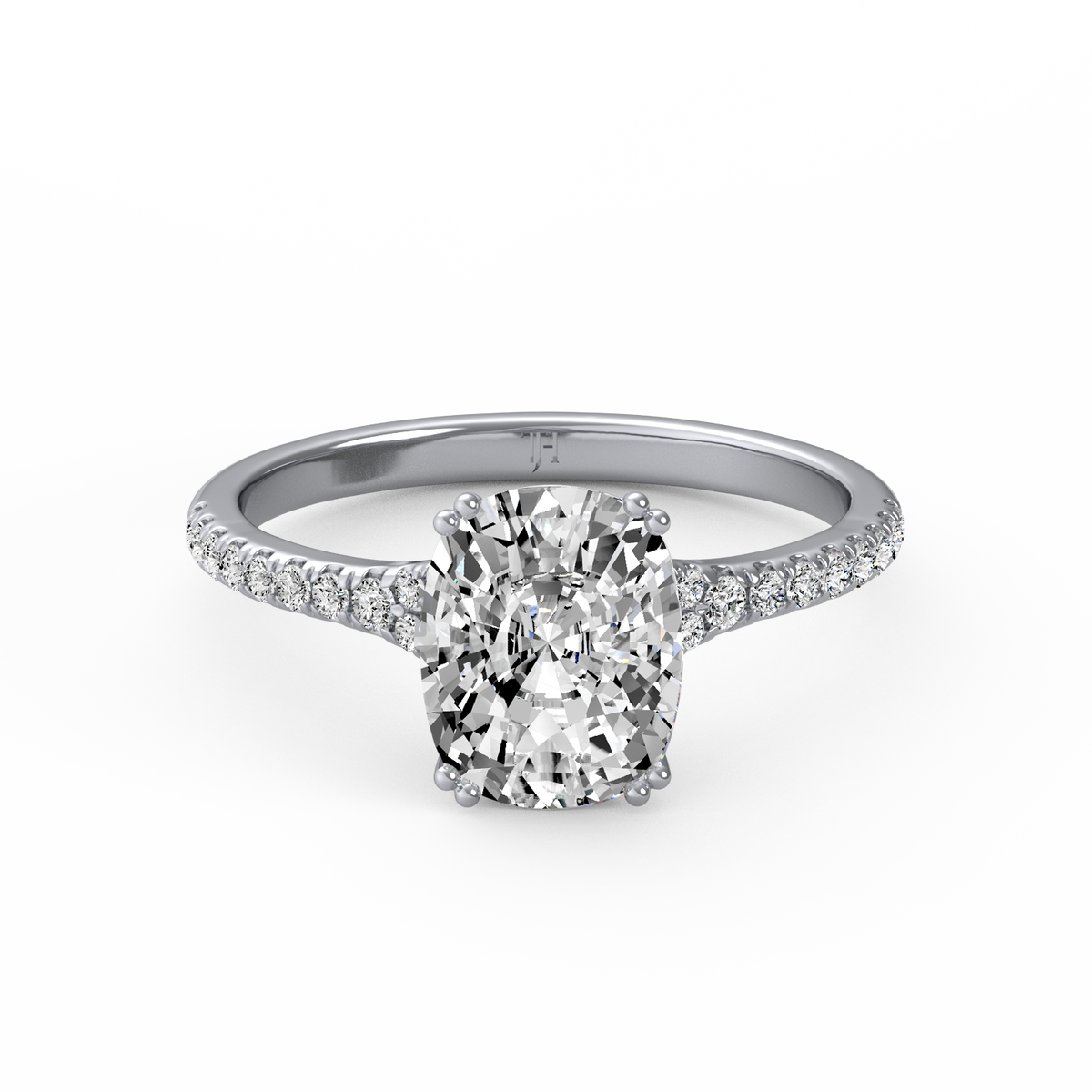 Emerald 3ct Modern Classic Solitaire Ring R-528