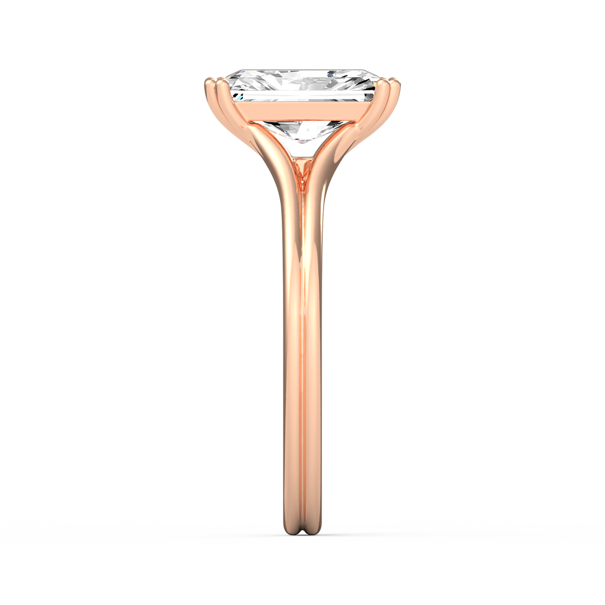Radiant 3ct Classic Solitaire Ring R-632