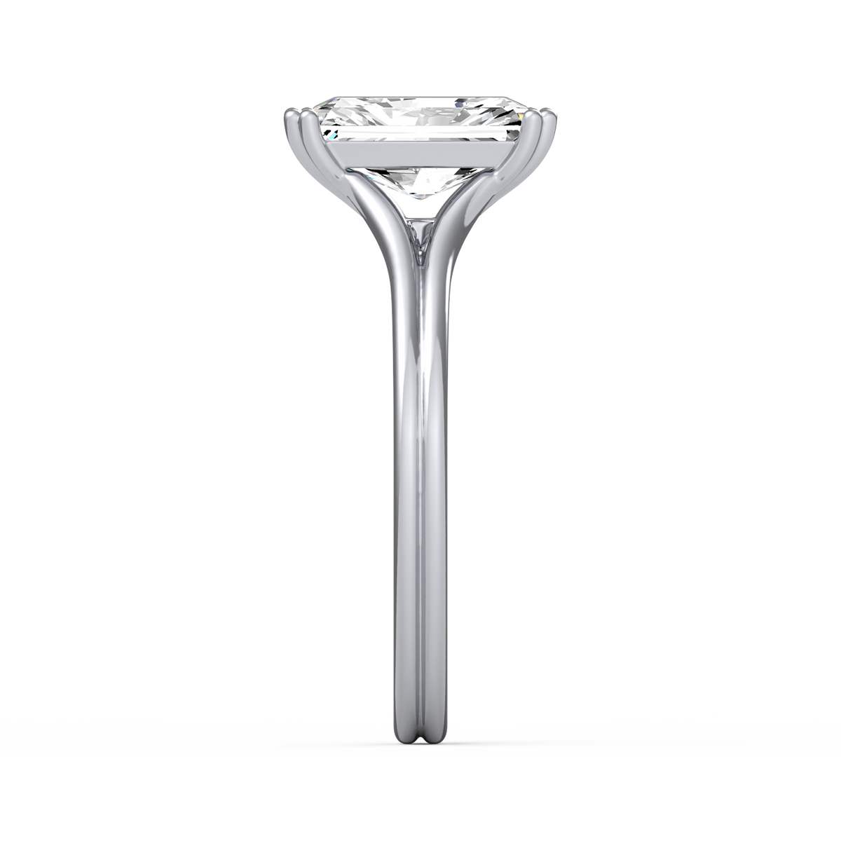 Radiant 3ct Classic Solitaire Ring R-632