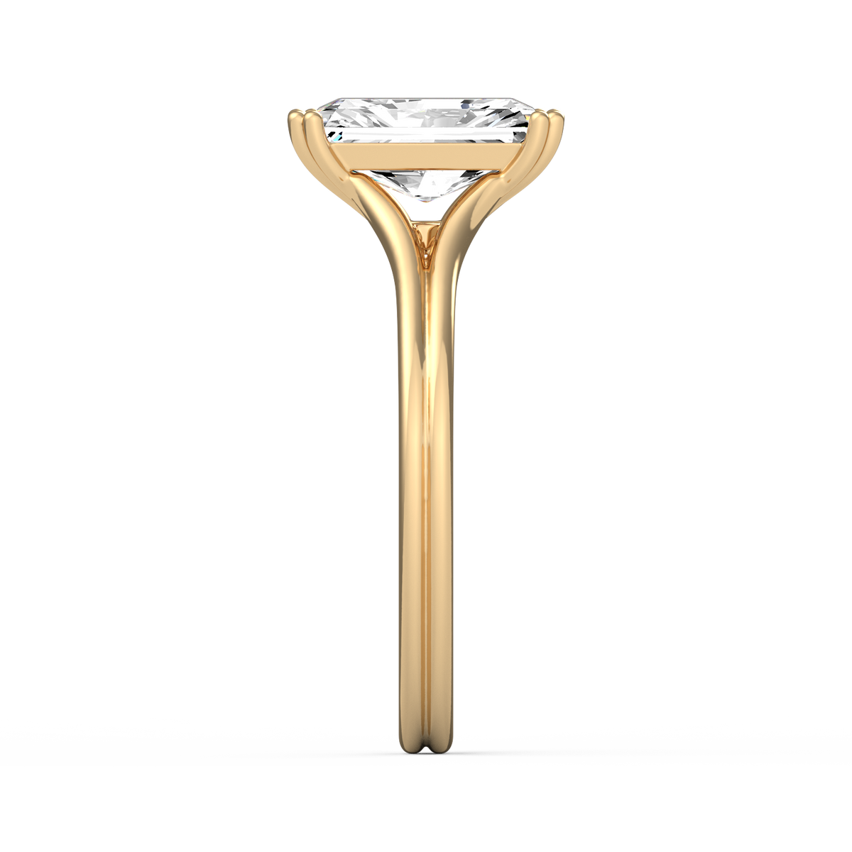Radiant 3ct Classic Solitaire Ring R-632