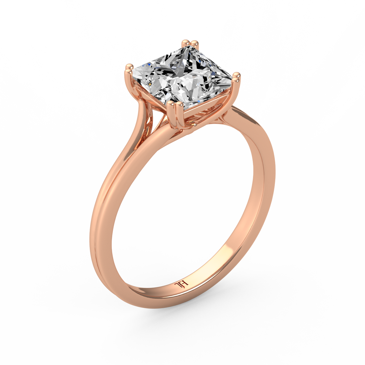 Princess 3ct Classic Solitaire Ring R-639