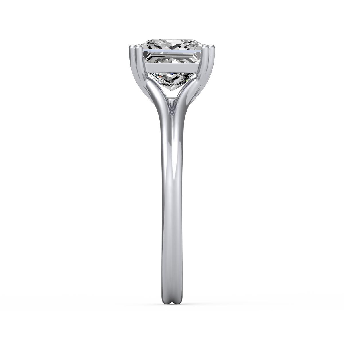Princess 3ct Classic Solitaire Ring R-639