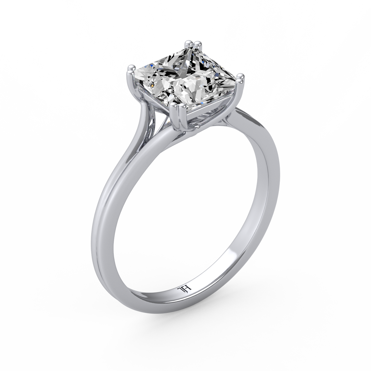 Princess 3ct Classic Solitaire Ring R-639