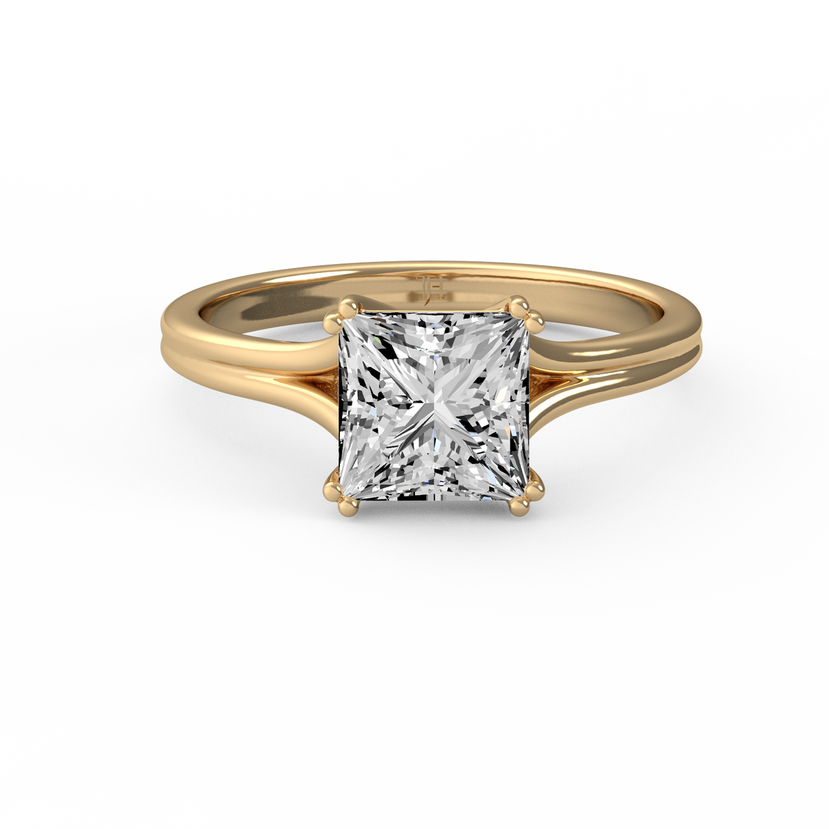 Princess 3ct Classic Solitaire Ring R-639