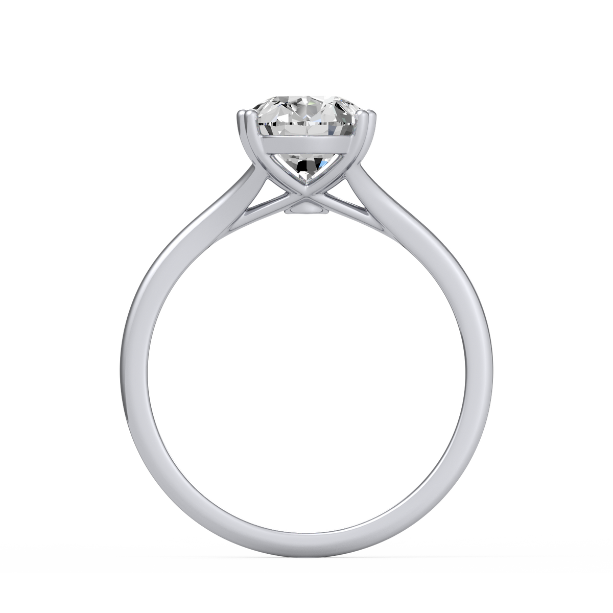 Pear 3ct Classic Solitaire Ring R-645
