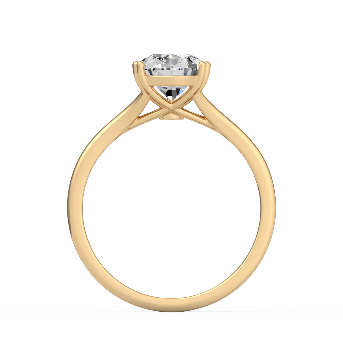 Pear 3ct Classic Solitaire Ring R-645