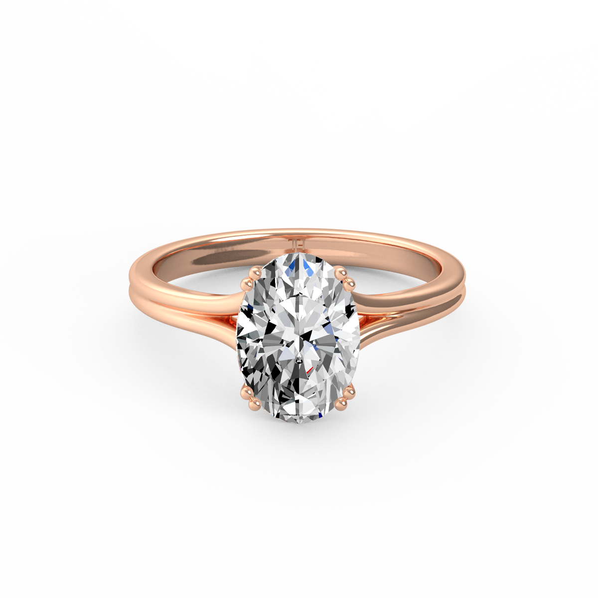 Oval 3ct Classic Solitaire RingR-651