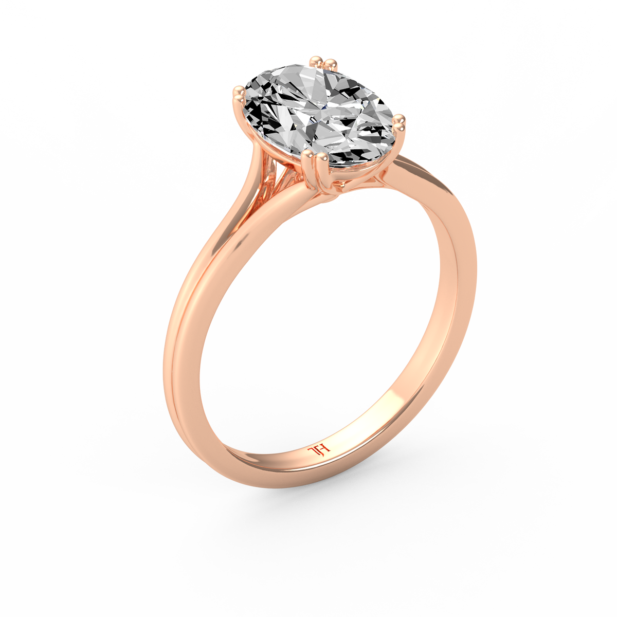 Oval 3ct Classic Solitaire RingR-651