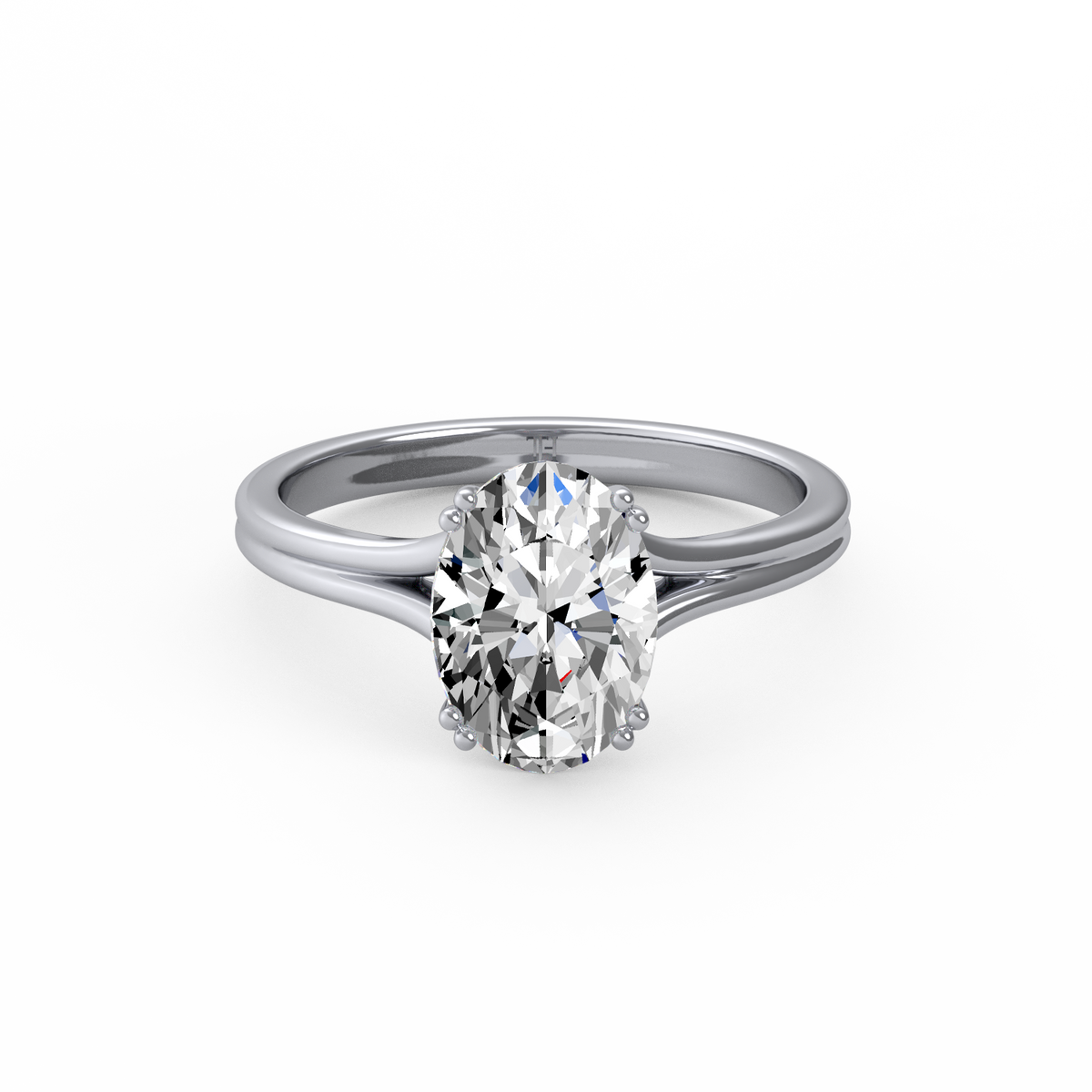 Oval 3ct Classic Solitaire RingR-651