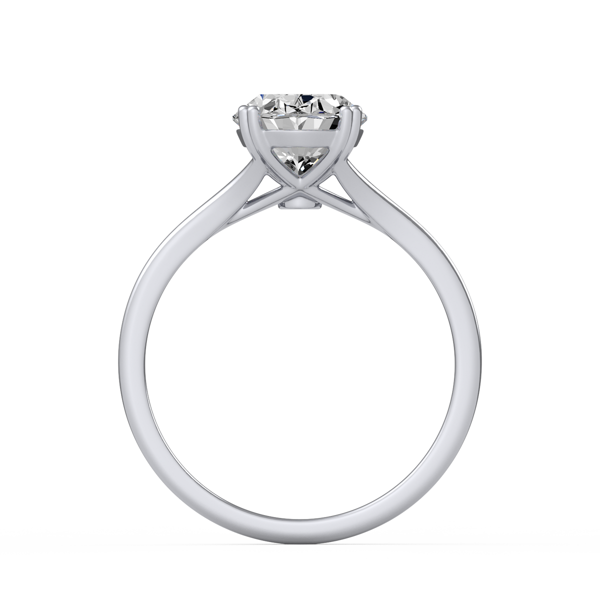 Oval 3ct Classic Solitaire RingR-651