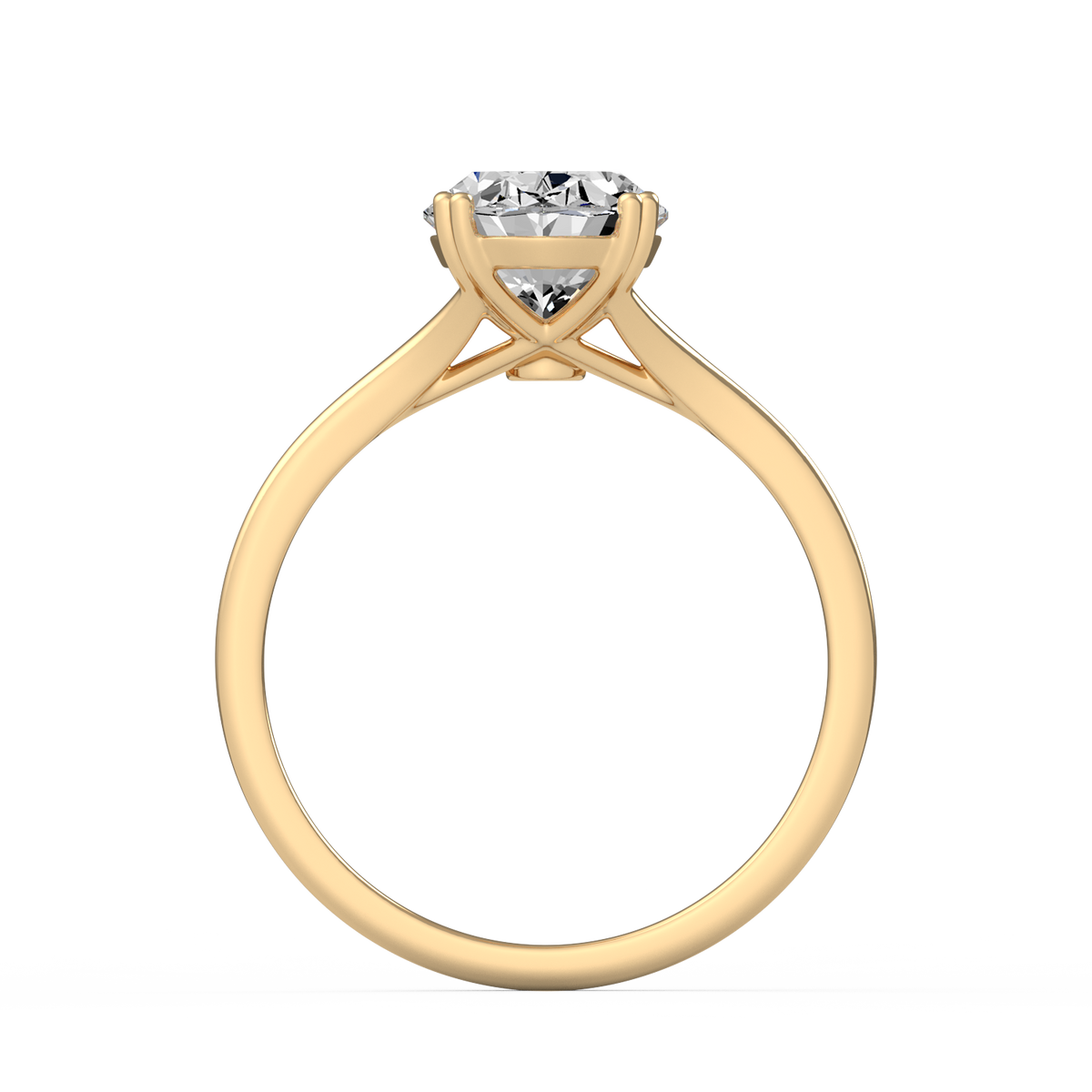 Oval 3ct Classic Solitaire RingR-651