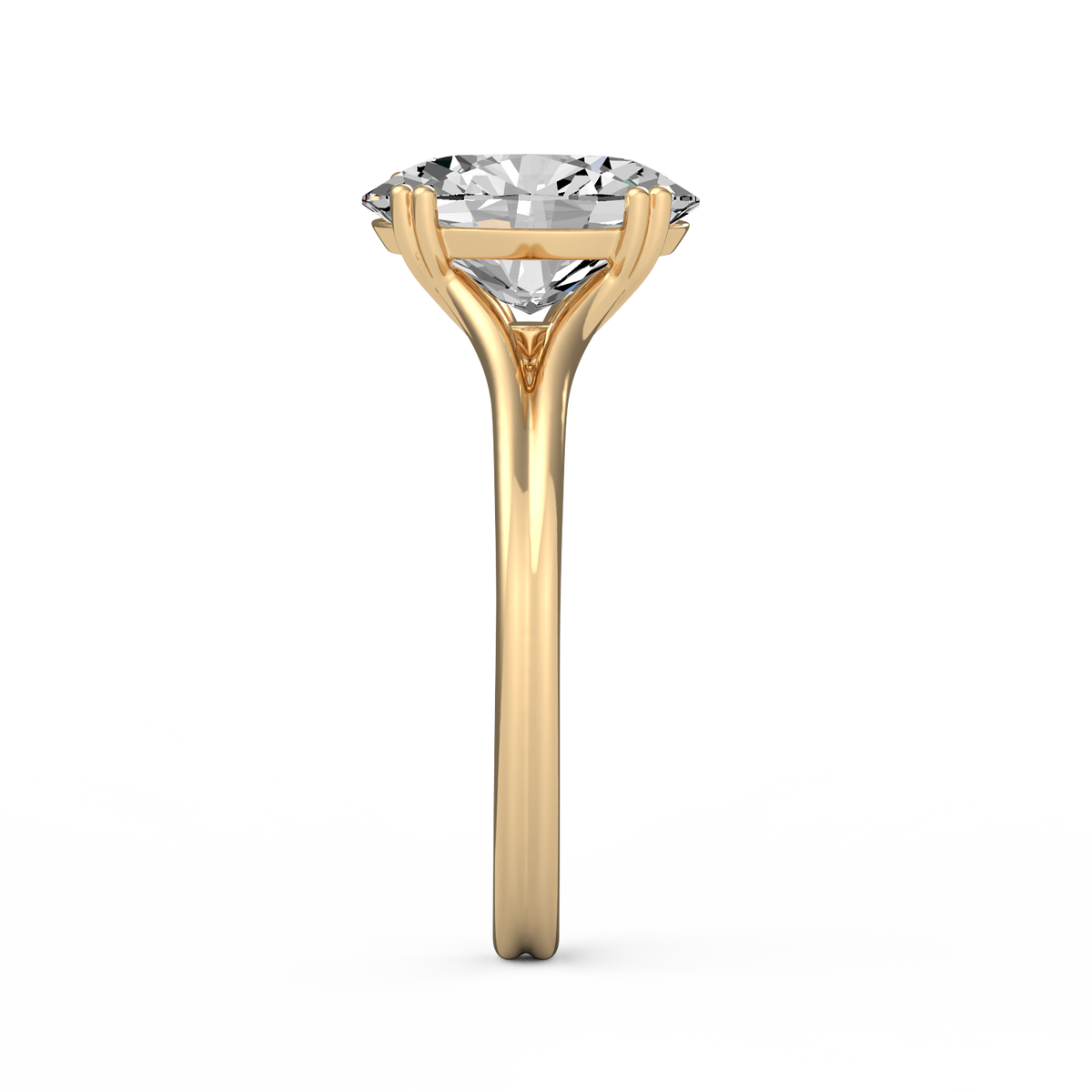 Oval 3ct Classic Solitaire RingR-651