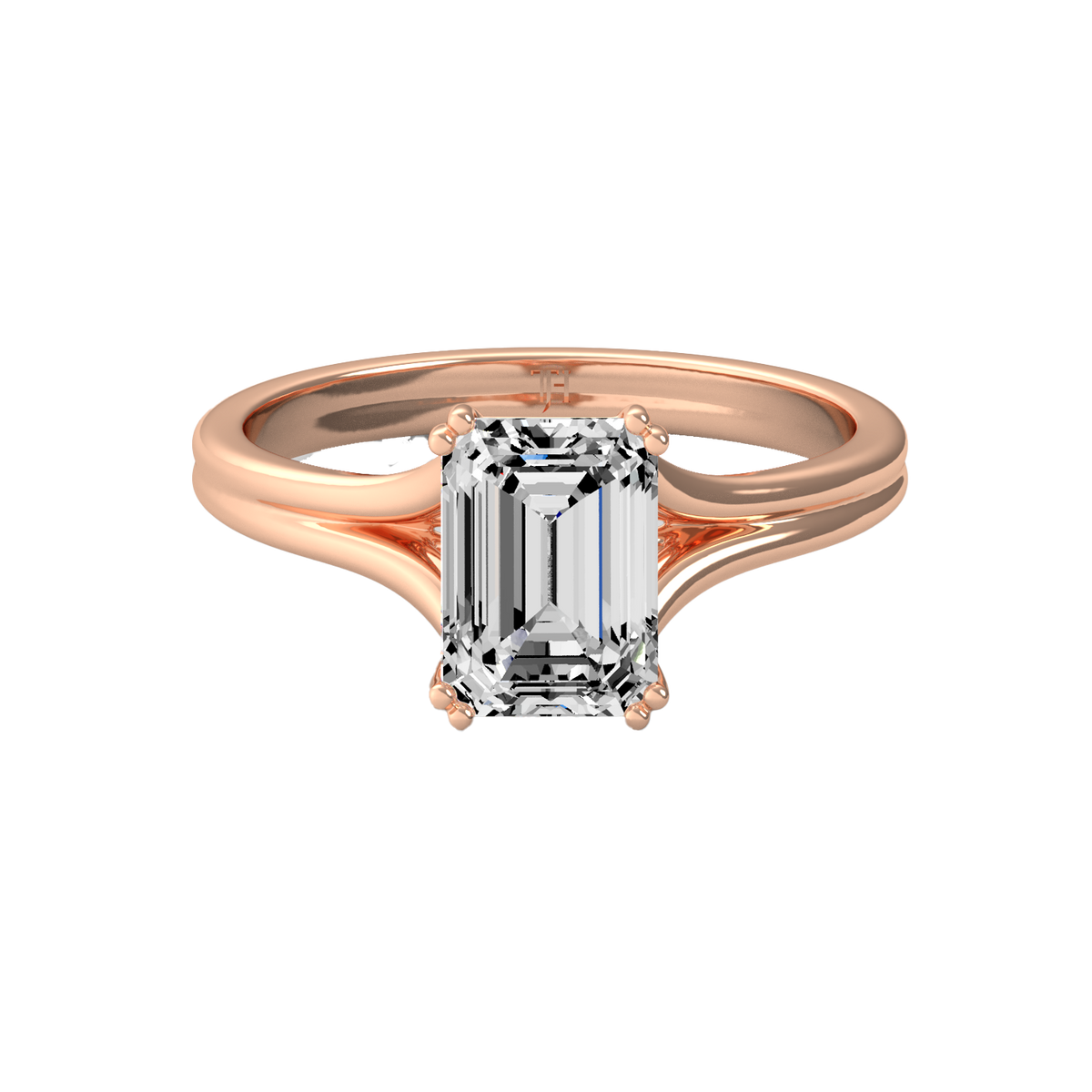 Emerald 3ct Classic Solitaire Ring R-656