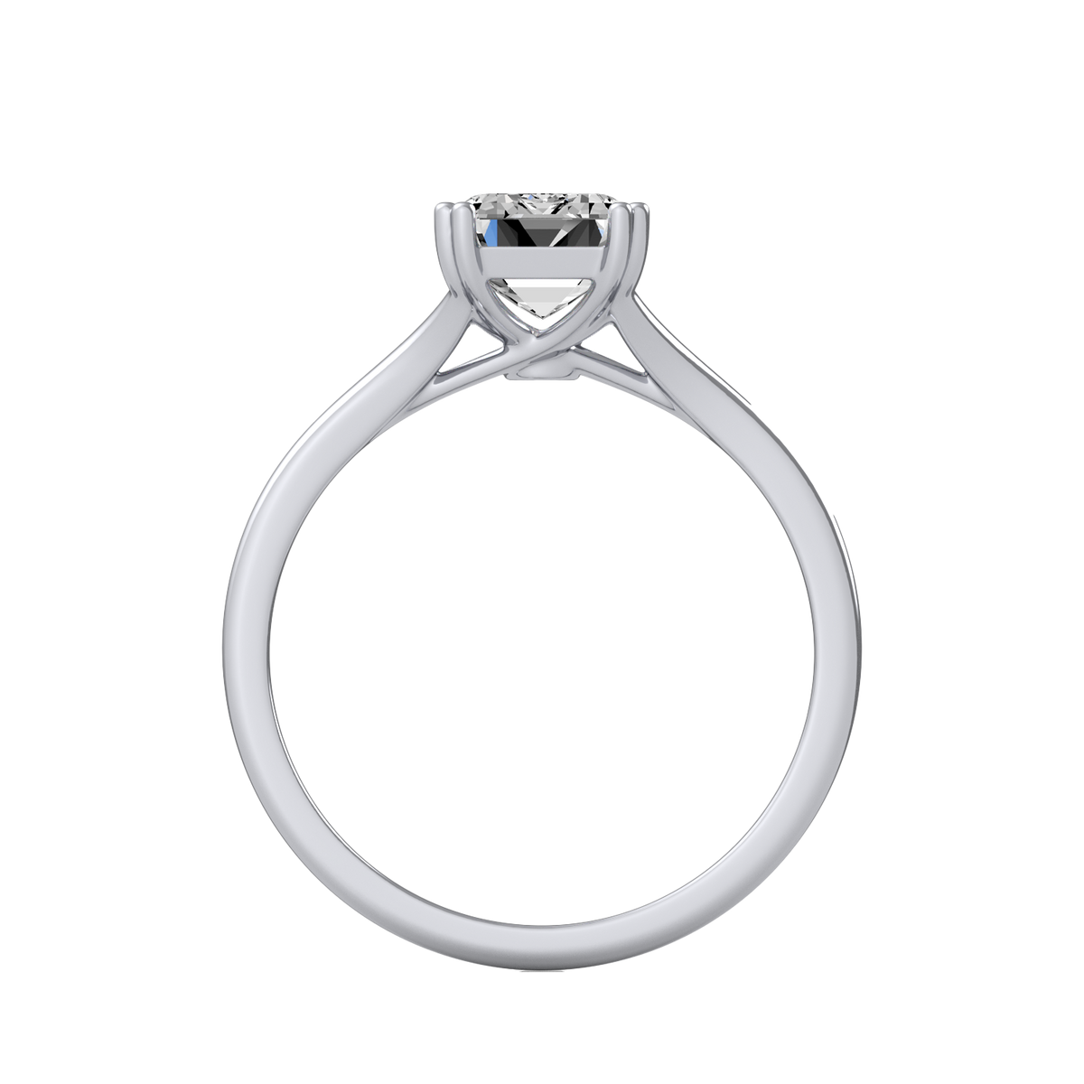 Emerald 3ct Classic Solitaire Ring R-656