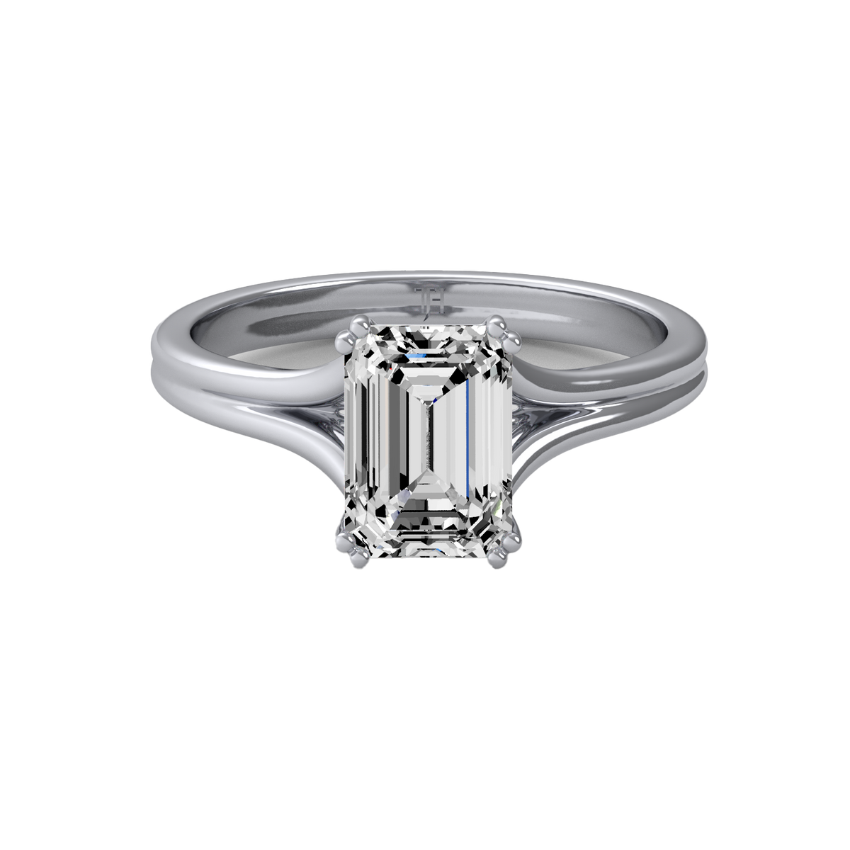 Emerald 3ct Classic Solitaire Ring R-656